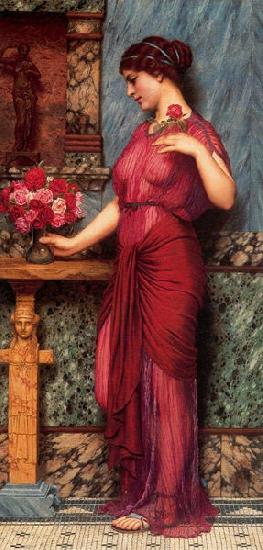 John William Godward An Offering to Venus oil painting image
